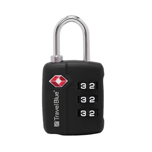 [트래블블루] TSA Lock 블랙TSA 자물쇠