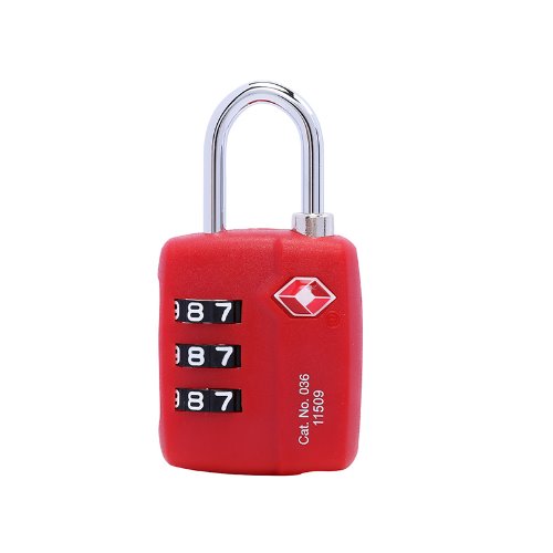 [트래블블루] TSA Lock 레드TSA 자물쇠
